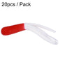 4.8cm 20pcs / Pack HENGJIA SO192 Vegetable-Head Tube Lure Fishing Simulation Soft Fake Bait, 1#, 2#, 3#, 4#, 5#, 6#, 13#, 14#, 15#, 16#