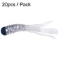 4.8cm 20pcs / Pack HENGJIA SO192 Vegetable-Head Tube Lure Fishing Simulation Soft Fake Bait, 1#, 2#, 3#, 4#, 5#, 6#, 13#, 14#, 15#, 16#