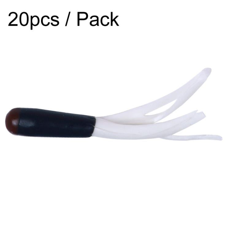 4.8cm 20pcs / Pack HENGJIA SO192 Vegetable-Head Tube Lure Fishing Simulation Soft Fake Bait, 1#, 2#, 3#, 4#, 5#, 6#, 13#, 14#, 15#, 16#