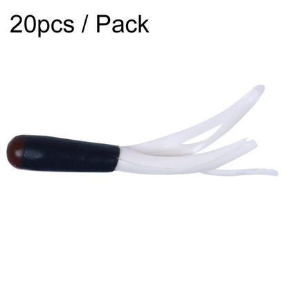 4.8cm 20pcs / Pack HENGJIA SO192 Vegetable-Head Tube Lure Fishing Simulation Soft Fake Bait, 1#, 2#, 3#, 4#, 5#, 6#, 13#, 14#, 15#, 16#