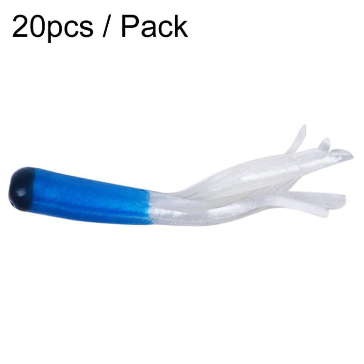 4.8cm 20pcs / Pack HENGJIA SO192 Vegetable-Head Tube Lure Fishing Simulation Soft Fake Bait, 1#, 2#, 3#, 4#, 5#, 6#, 13#, 14#, 15#, 16#