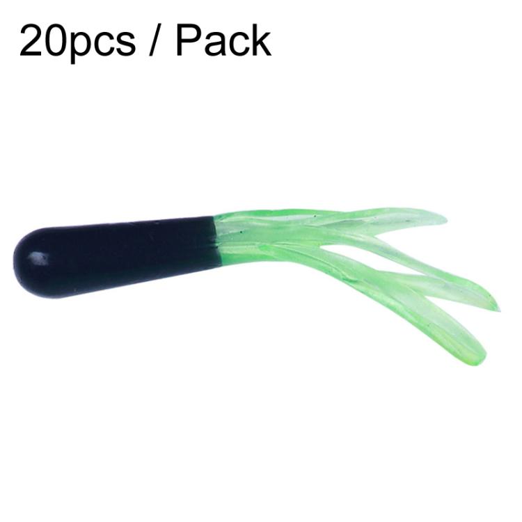 4.8cm 20pcs / Pack HENGJIA SO192 Vegetable-Head Tube Lure Fishing Simulation Soft Fake Bait, 1#, 2#, 3#, 4#, 5#, 6#, 13#, 14#, 15#, 16#