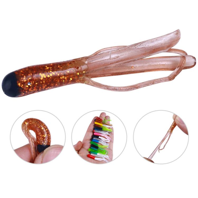 4.8cm 20pcs / Pack HENGJIA SO192 Vegetable-Head Tube Lure Fishing Simulation Soft Fake Bait, 1#, 2#, 3#, 4#, 5#, 6#, 13#, 14#, 15#, 16#