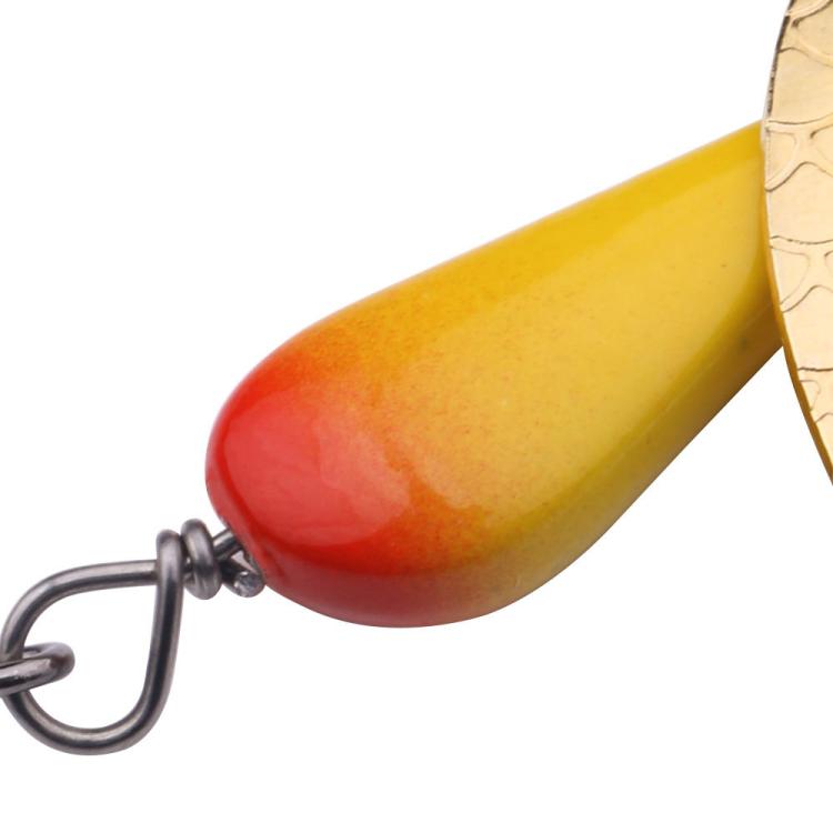 HENGJIA Single Hook Sequins Road Runner Bait Fishing False Lures, 5colors / Box