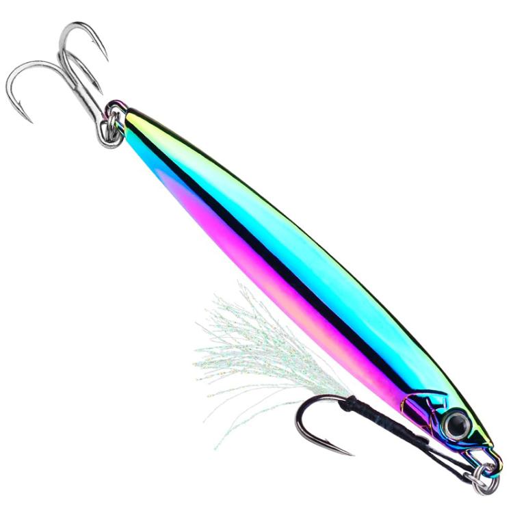 PROBEROS LF144 Zinc Alloy Lure Long-Distance Casting Fast-Draw Spanish Mackerel Mirror Bait, 10g, 15g, 20g, 30g, 40g, 60g, 80g