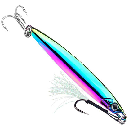 PROBEROS LF144 Zinc Alloy Lure Long-Distance Casting Fast-Draw Spanish Mackerel Mirror Bait, 10g, 15g, 20g, 30g, 40g, 60g, 80g