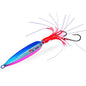 PROBEROS LF159 Luminous Bearded Squid Hook Slow Cranking Road Runner Iron Plate Bionic False Bait, 40G, 60G, 80G, 100G, 120G, 150G, 180G, 200G