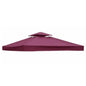 3x3m  Garden Gazebo Top Cover Canopy Replacement Top Patio Roof Awning for Outdoor Terrace, Garden Tent, Pergola