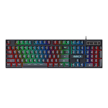 Wired Hovering Illuminated Gaming Keyboard Mouse Headset Set, GK-490