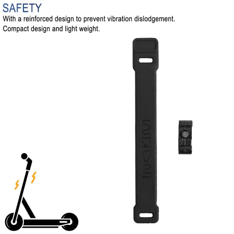 For INOKIM OXO OX Electrical Scooter Safety Locking Strap With Hook Bracket Wrappable Foldable Rubber Strap, X1659