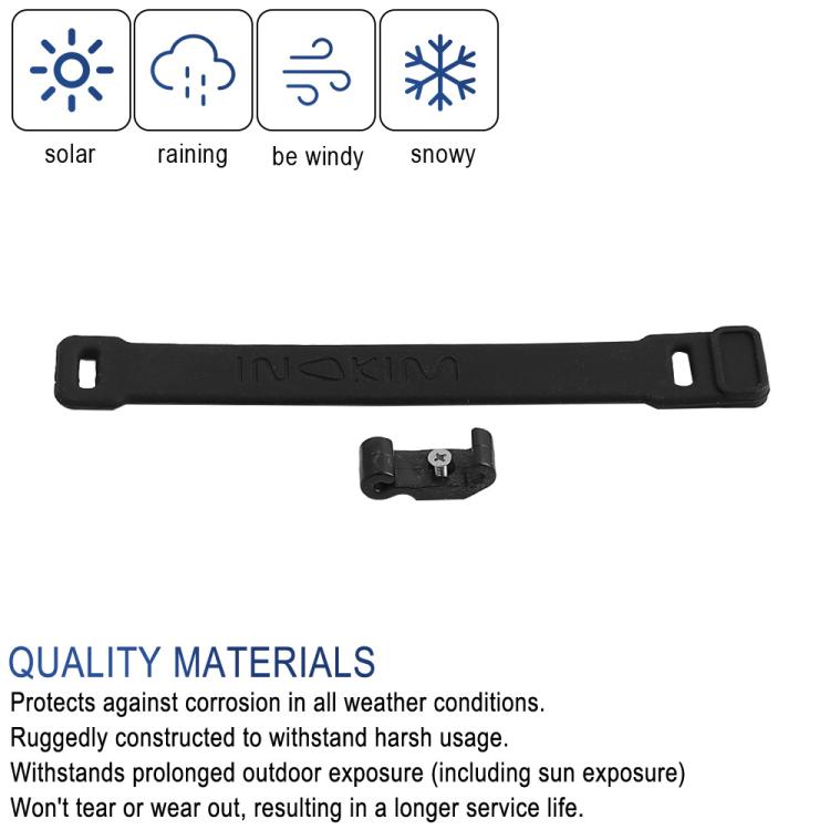 For INOKIM OXO OX Electrical Scooter Safety Locking Strap With Hook Bracket Wrappable Foldable Rubber Strap, X1659