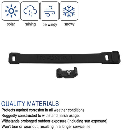 For INOKIM OXO OX Electrical Scooter Safety Locking Strap With Hook Bracket Wrappable Foldable Rubber Strap, X1659