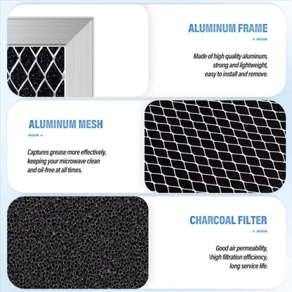 2pcs /Pack Microwave Charcoal Filter For GE WB02X11550 JX81L, WB02X11550 JX81L