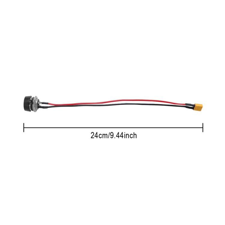 For INOKIM OXO OX Electrical Scooter Power Port Components GX16 3-Pin Aviation Header Charging Socket, X1671