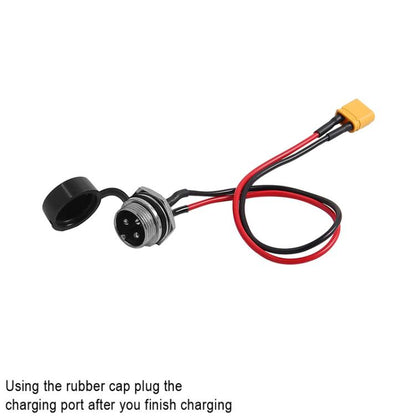 For INOKIM OXO OX Electrical Scooter Power Port Components GX16 3-Pin Aviation Header Charging Socket, X1671