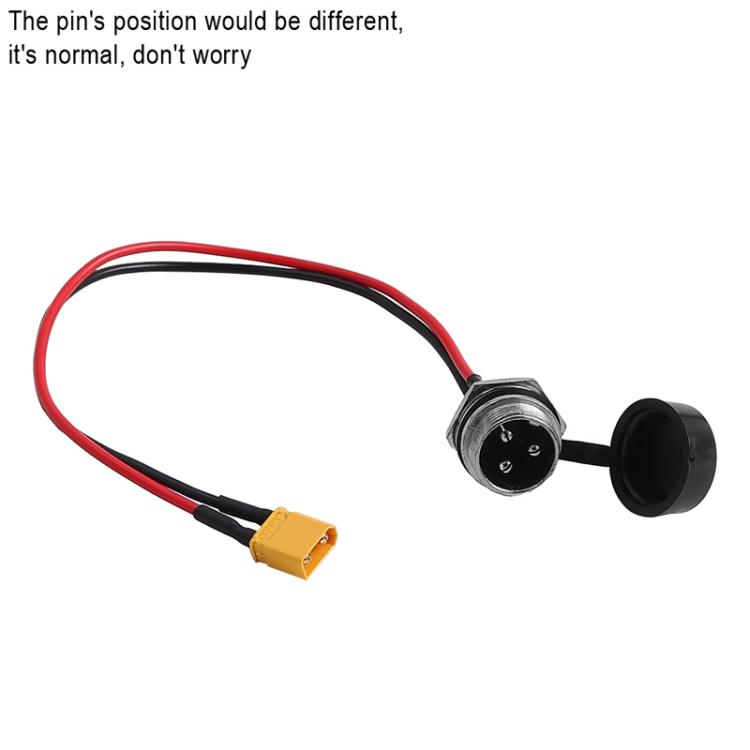 For INOKIM OXO OX Electrical Scooter Power Port Components GX16 3-Pin Aviation Header Charging Socket, X1671