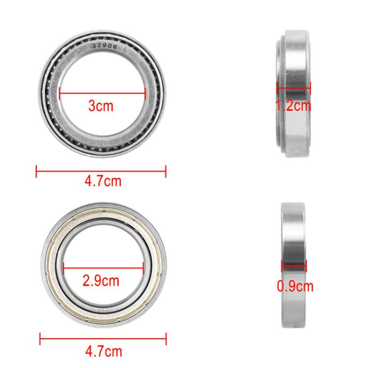 X0845 For INOKIM OXO OX Electrical Scooter Steering Shaft Bearing Repair Replacement Parts, Lower Bearing, Upper Bearing, Upper+Lower Bearing
