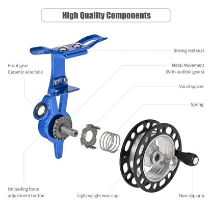 Aluminum Ice Fishing Reel Winter Fishing Reel, 28348