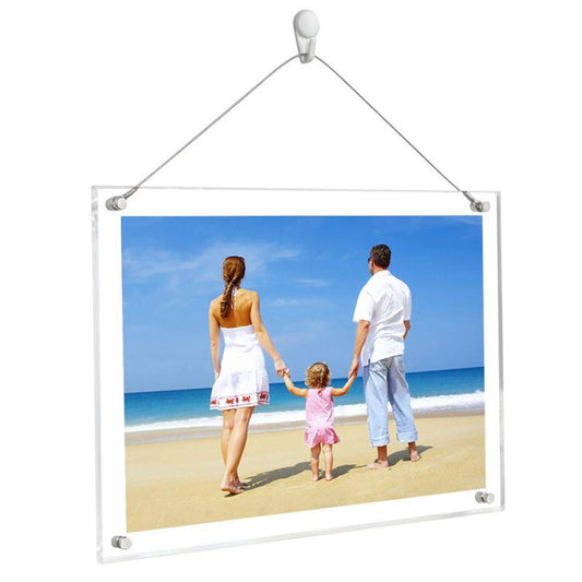 Acrylic Photo Frame Transparent Crystal Desktop Certificate Business License Frame, A4, A3, B4, B5, 4x6inch, 5x7inch, 8x10inch