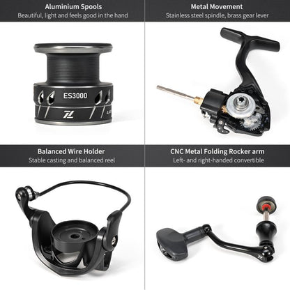 Frontier Spinning Reel Sea Fishing Road Runner Fishing Reel, LEO 28316 ES1000, LEO 28316 ES2000, LEO 28316 ES3000, LEO 28316 ES4000, LEO 28316 ES5000