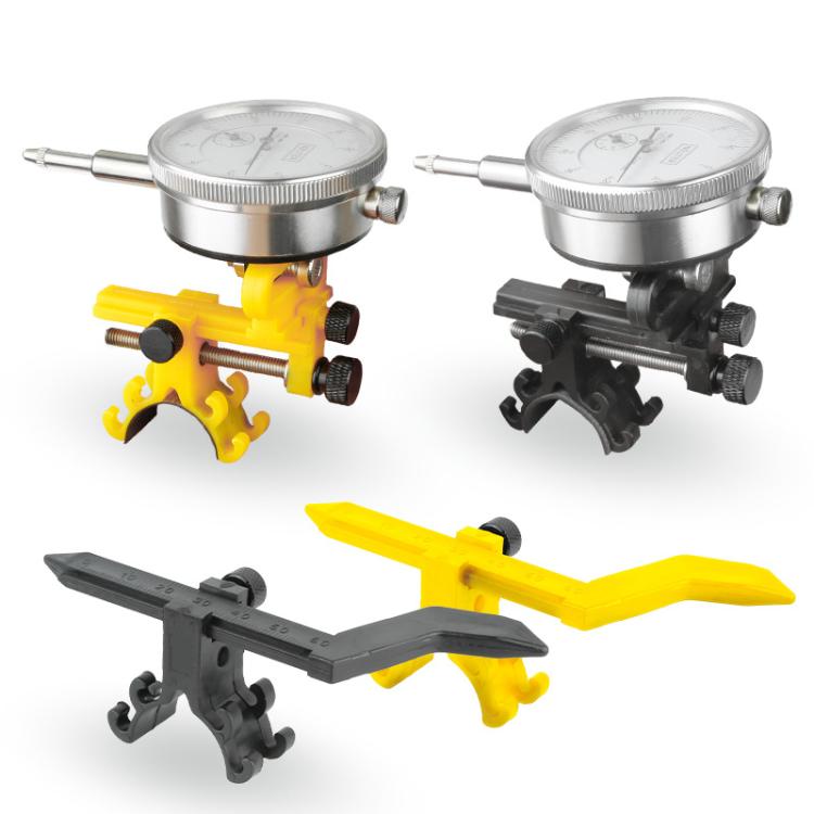 Bicycle Rim Adjustment Platform Correction Mechanical Tool, BT110A Black With Dial, BT110A Yellow With Dial, BT110B Black Without Dial, BT110B Yellow Without Dial