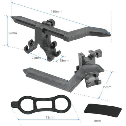 Bicycle Rim Adjustment Platform Correction Mechanical Tool, BT110A Black With Dial, BT110A Yellow With Dial, BT110B Black Without Dial, BT110B Yellow Without Dial