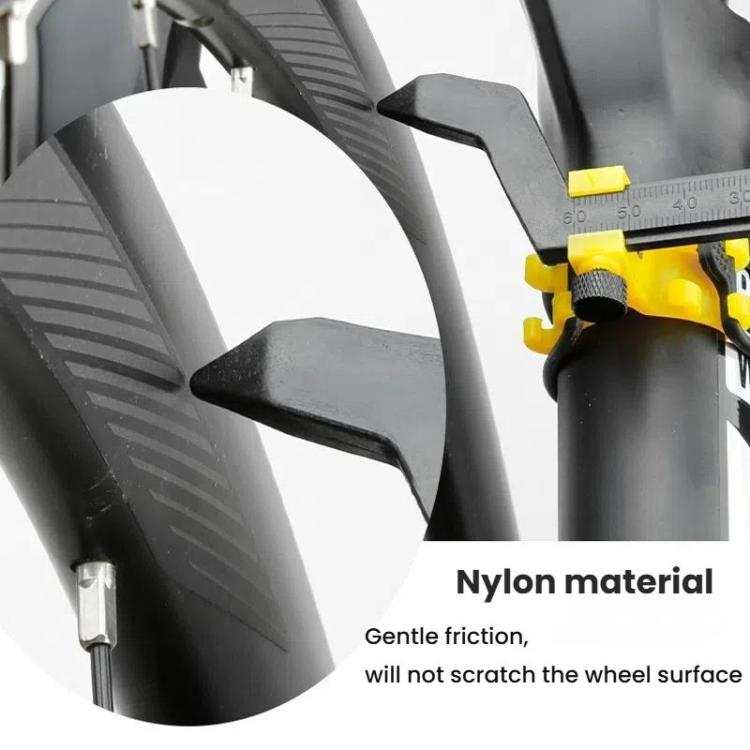 Bicycle Rim Adjustment Platform Correction Mechanical Tool, BT110A Black With Dial, BT110A Yellow With Dial, BT110B Black Without Dial, BT110B Yellow Without Dial