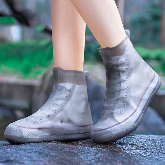Thickened Wear-Resistant Waterproof Silicone Rain Shoe Cover, S 31-33, M 34-36, L 37-39, XL 40-42, XXL 43-45