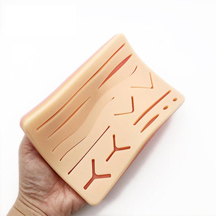 Anti-tear Silicone Wound Suture Training Model Surgical Suture Practice Simulated Skin Silicone Pad, FH2311001