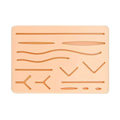 Anti-tear Silicone Wound Suture Training Model Surgical Suture Practice Simulated Skin Silicone Pad, FH2311001