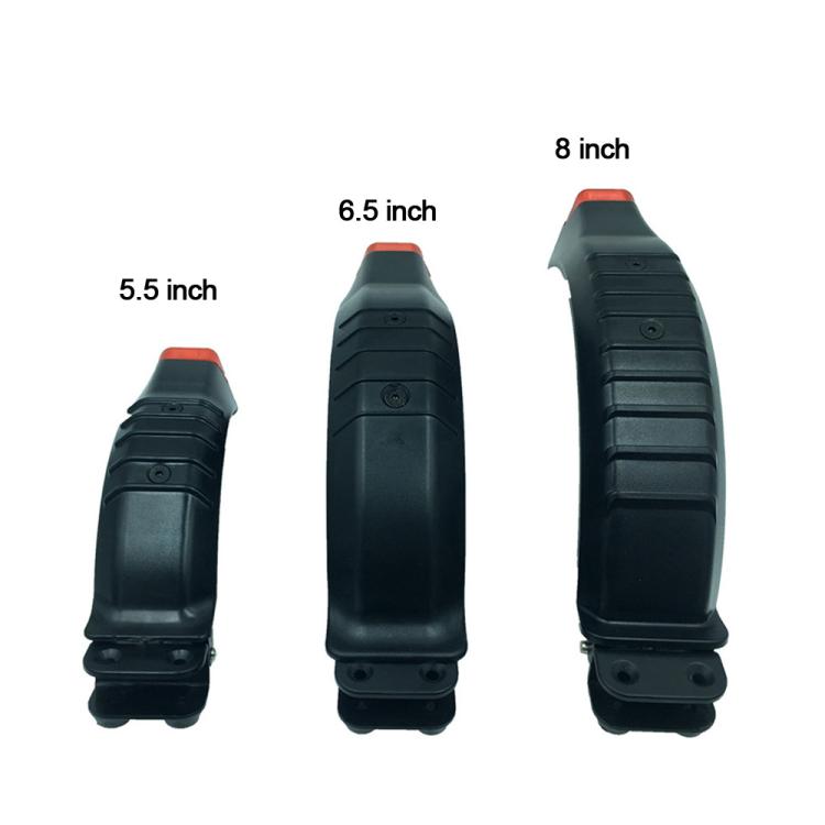 Rear Mudguard Rear Wheel Brake Fender With Safe Light For Carbon Fiber Scooter, 5.5 Inch, 6.5 Inch, 8 Inch