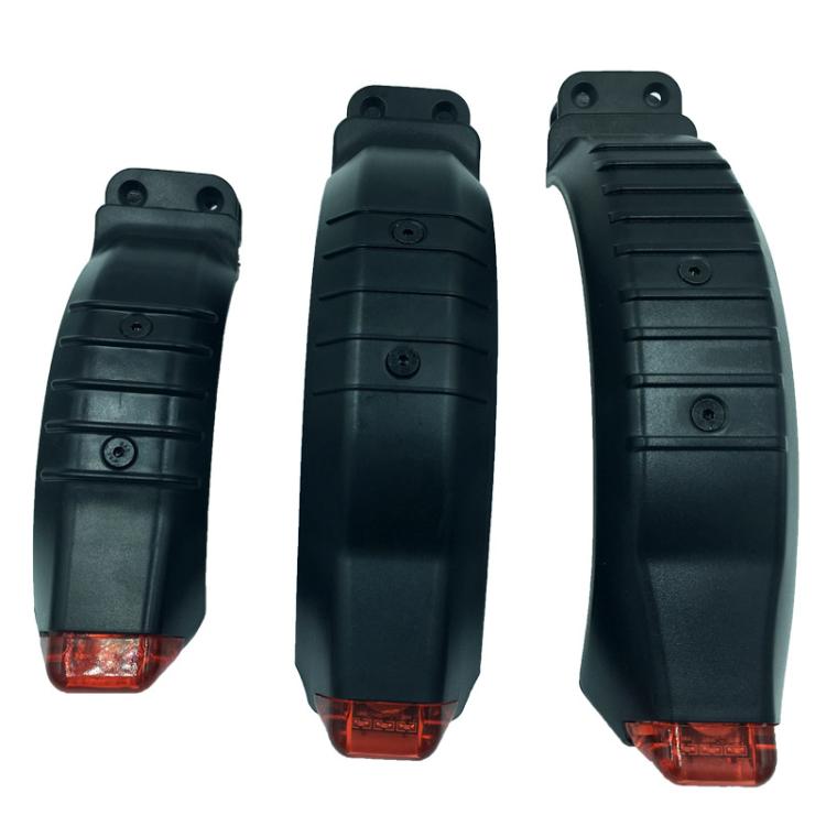 Rear Mudguard Rear Wheel Brake Fender With Safe Light For Carbon Fiber Scooter, 5.5 Inch, 6.5 Inch, 8 Inch