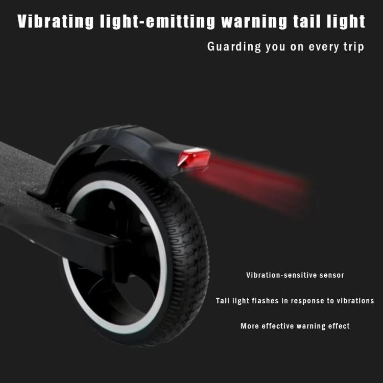 Rear Mudguard Rear Wheel Brake Fender With Safe Light For Carbon Fiber Scooter, 5.5 Inch, 6.5 Inch, 8 Inch