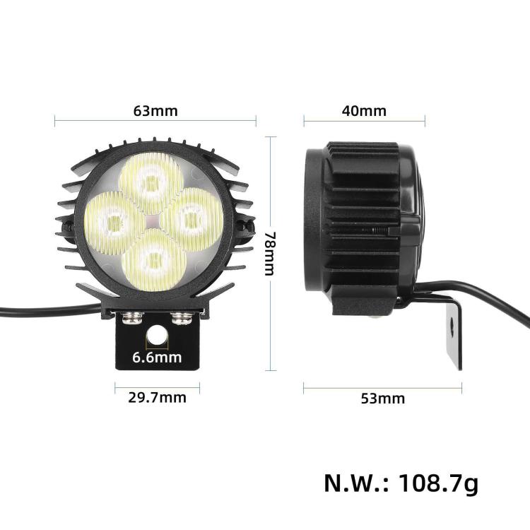 For KuKirin G2 Pro / G2 Max Electric Scooter Headlight Assembly LED Front Light Bulb Replacement Part, Headlight