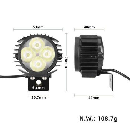 For KuKirin G2 Pro / G2 Max Electric Scooter Headlight Assembly LED Front Light Bulb Replacement Part, Headlight